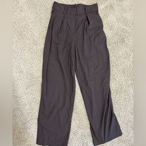 lululemon athletica Wide Leg Chocolate Brown Straight Pants